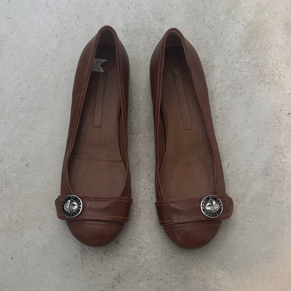 Marc Jacob’s Brown Leather Women's Flats